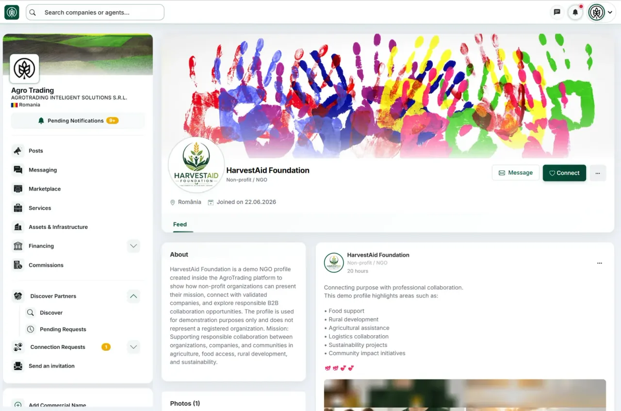 NGO'er og organisationer med sociale eller økonomiske roller